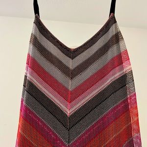 Used Rachel Roy Maxi dress colorfully fit really good in your shape